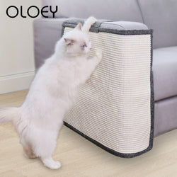 Cat Kitten Scratch Board Pad Sisal Toy Sofa Furniture Protector Cat Claw Care Product Cats Scratcher Paw Pad with Invisible Nail