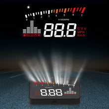 Load image into Gallery viewer, X5 Car HUD Head Up Display OBD II EOBD Automatic Matching Overspeed Warning System Projector Windshield Car Voltage Speed Alarm
