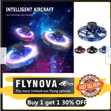 Load image into Gallery viewer, e24™️ Athletic antistress hand mini flying toy Gyro rotator drone UFO led fidget finger spinner Rotary child christmas gift
