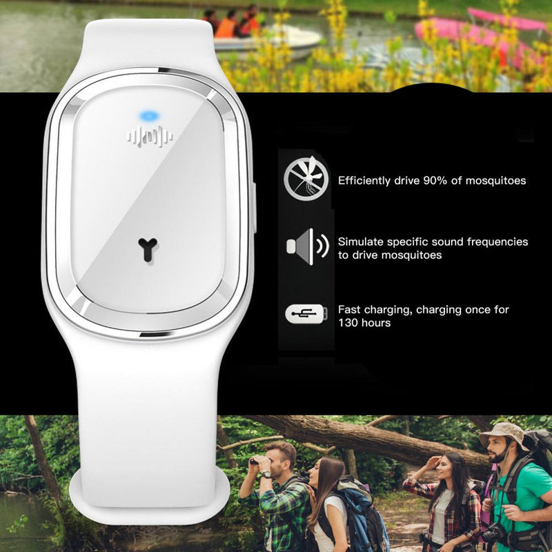 Ultrasonic Anti Mosquito Insect Pest Bugs Repellent Repeller Wrist Bracelet