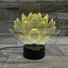 Load image into Gallery viewer, Touch Remote Control Bedroom Bedside 3d Night Light
