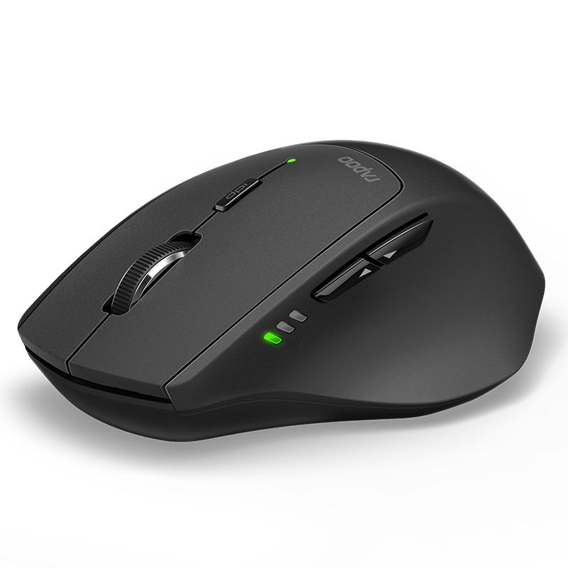 Rapoo MT550 Multi-mode Wireless Mouse Switch between Bluetooth 3.0/4.0 and 2.4G for Four Devices Connection