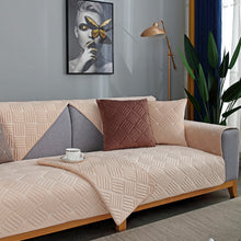Load image into Gallery viewer, New Thick Solid Color Plush Sofa Cushion For Autumn And Winter
