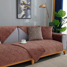Load image into Gallery viewer, New Thick Solid Color Plush Sofa Cushion For Autumn And Winter
