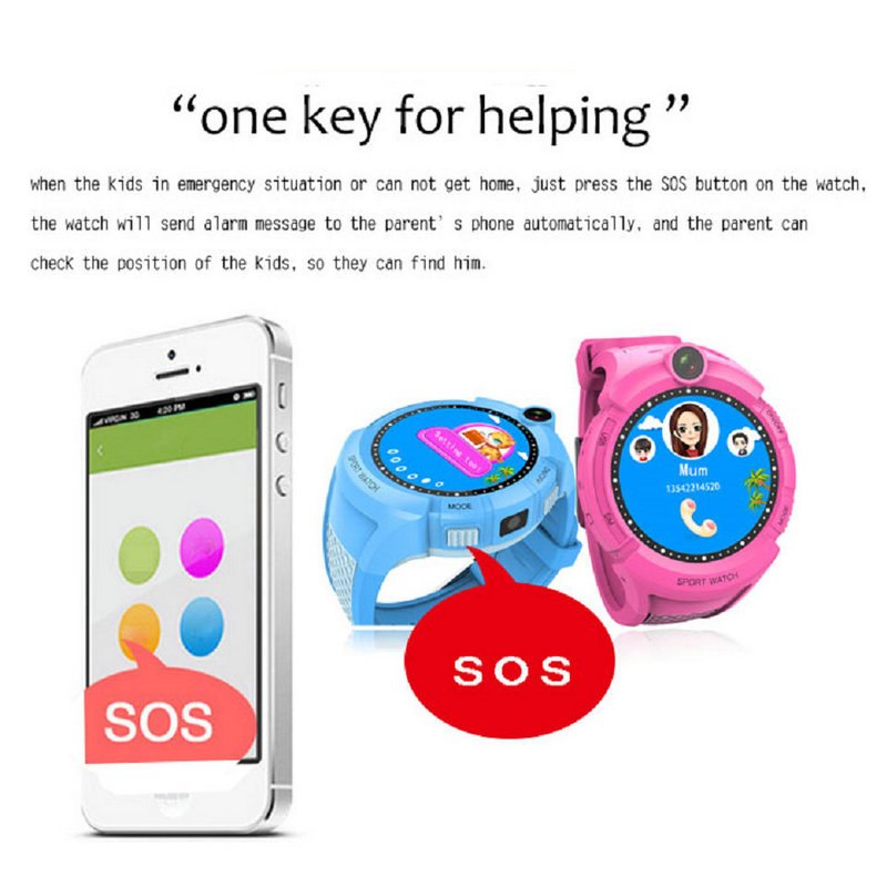 Q360 Kids Smart Watch with Camera GPS WIFI Location Child smartwatch SOS Anti-Lost Monitor Tracker baby WristWatch