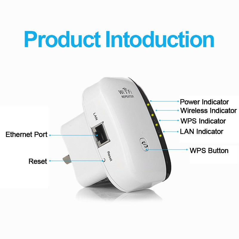 Wireless WiFi Repeater Wifi Extender 300Mbps Wi-Fi Amplifier 802.11N/B/G Booster Repetidor Wi fi Reapeter Access Point