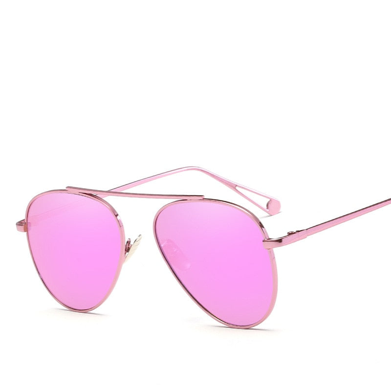 Luxury Brand Pilot Women's Sunglasses Fashion Aviation Vintage Sunglass Female Sun Glasses
