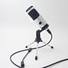 Load image into Gallery viewer, Streaming USB Microphone Metal Condenser Microphones for Laptop Computer Recording Studio Streaming Karaoke Youtube
