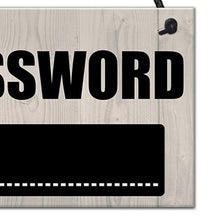 Load image into Gallery viewer, Wooden WiFi Password Sign Hanging Board Chalkboard Internet Signal Plate Indication Home Coffee Bar Party Decorations
