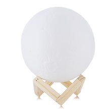Load image into Gallery viewer, UE3D008 Rechargeable Touch Switch 3D Print Moon Lamp Decor Gift
