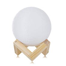 Load image into Gallery viewer, UE3D008 Rechargeable Touch Switch 3D Print Moon Lamp Decor Gift
