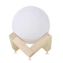 Load image into Gallery viewer, UE3D008 Rechargeable Touch Switch 3D Print Moon Lamp Decor Gift
