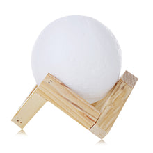 Load image into Gallery viewer, UE3D008 Rechargeable Touch Switch 3D Print Moon Lamp Decor Gift
