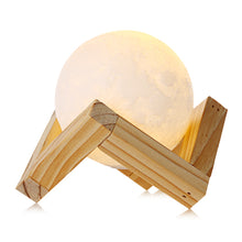 Load image into Gallery viewer, UE3D008 Rechargeable Touch Switch 3D Print Moon Lamp Decor Gift
