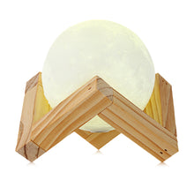 Load image into Gallery viewer, UE3D008 Rechargeable Touch Switch 3D Print Moon Lamp Decor Gift
