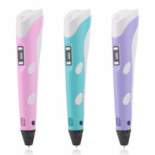 Load image into Gallery viewer, Magic 3D Printer Pen with ABS filaments 3D Printing 3D Pen Drawing EU Plug For Kids Birthday Present
