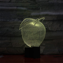 Load image into Gallery viewer, Touch Remote Control Bedroom Bedside 3d Night Light
