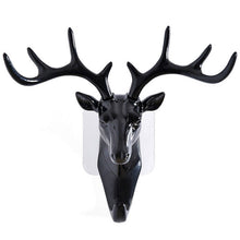 Load image into Gallery viewer, Wall Hanging Hook Three-dimensional Antlers American Wall Decoration Hook Creative Deer Head Wall hook seamless Key Wall Hook
