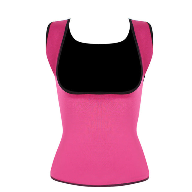 Plus Size Neoprene Sweat Sauna Body Shapers Vest Waist Trainer Slimming Vest Shapewear Weight Loss Waist Shaper Corset