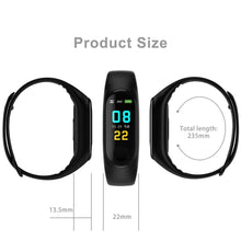Load image into Gallery viewer, M3 Color Screen Smart Bracelet Motion Heart Rate Blood Pressure Monitoring Sleep Monitoring Waterproof Information Push
