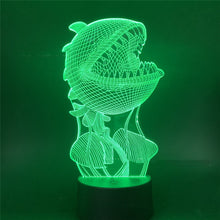 Load image into Gallery viewer, Touch Remote Control Bedroom Bedside 3d Night Light
