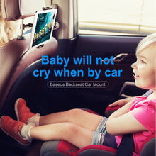 Load image into Gallery viewer, Baseus Back Seat Car Mount Holder Mobile Phone Stand For iPhone 7 iPad 2 3 4 Air 5 Air 6 iPad Mini 1 2 3 Tablet Samsung Bracket
