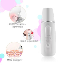 Load image into Gallery viewer, Ultrasonic Remove Blackhead Wrinkle Pore Clean  Face Scrubber Machine
