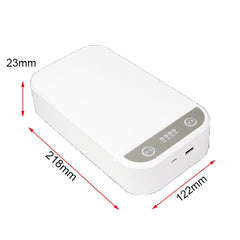 UV Face Mask Sterilizer Box Anti Bacteria Ultraviolet Ray Disinfection for Jewelry Watch Phone Charging Multifunctional Box