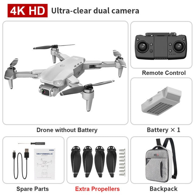 L900 pro 4K HD dual camera with GPS 5G WIFI FPV real-time transmission brushless motor rc distance 1.2km professional drone