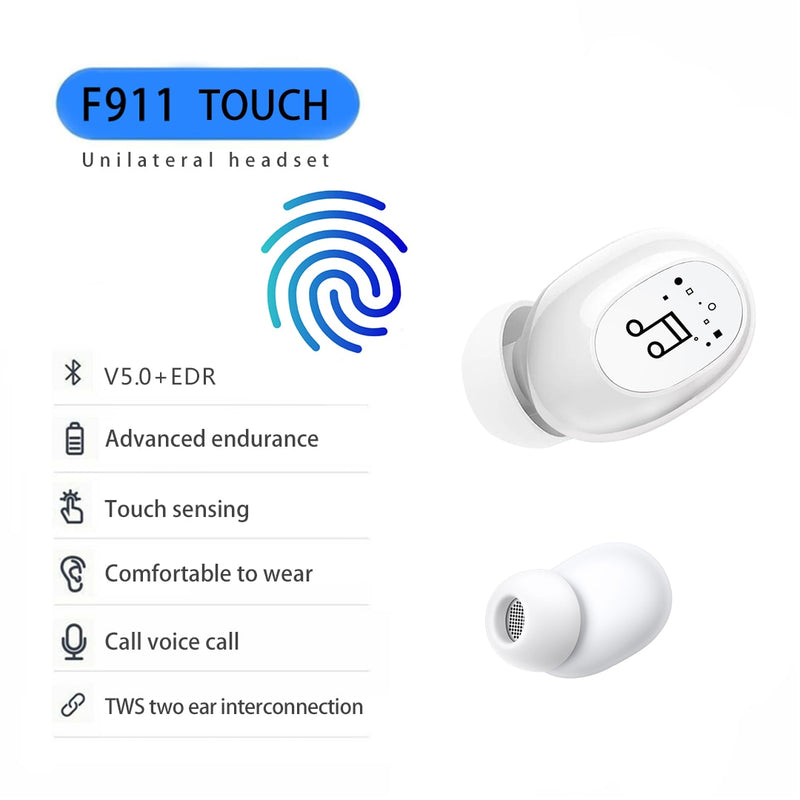 ⭐️⭐️⭐️⭐️⭐️ 2021 Invisible Ture Wireless Earphone Noise Cancelling Bluetooth Headphone Handsfree Stereo Headset TWS Earbud With Microphone