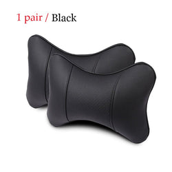 1 pair Luxury Linen material car headrest pillow Unisex Breathable Auto Neck Rest Headrest Cushion Pillows 4 seasons Universal