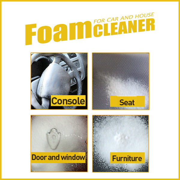 Multifunctional Foam Cleaner Products Automotive Interior Decoration Strong Decontamination,Leather Seat Cleaner Foam Head