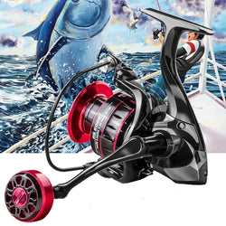 New Fishing Reels 1000-7000 Metal Spool 8kg Drag Power 5.2:1 Gear Ratio Spinning Reel Carp Fishing Reels For Saltwater Sea