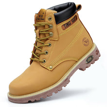 Load image into Gallery viewer, Steel Toe Shoes Men Safety Work Boots Autumn Winter Outdoors Men Work Safety Shoes Anti-piercing Protection Footwear
