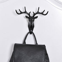 Load image into Gallery viewer, Wall Hanging Hook Three-dimensional Antlers American Wall Decoration Hook Creative Deer Head Wall hook seamless Key Wall Hook
