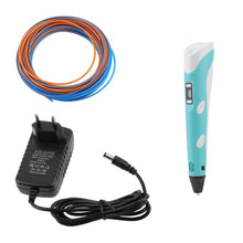 Load image into Gallery viewer, Magic 3D Printer Pen with ABS filaments 3D Printing 3D Pen Drawing EU Plug For Kids Birthday Present
