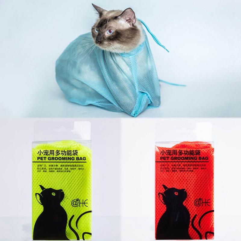 Cat Grooming Bag Cat Washing bath Bag Shower Nail Cutting Medicine Cat pet washing