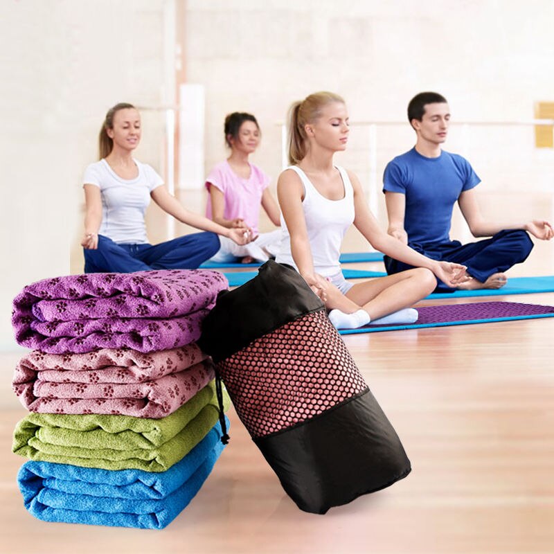 YOUGLE Non Slip Yoga Mat Cover Towel Blanket For Fitness Exercise Pilates Training