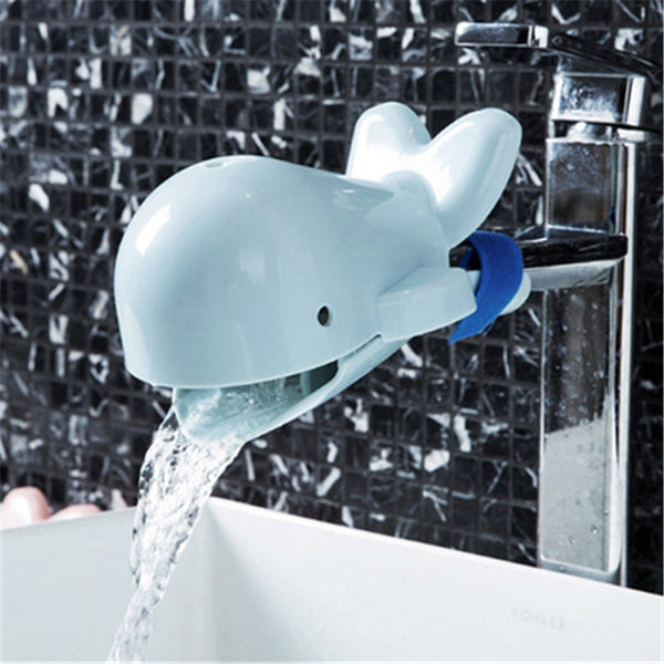 Baby Cute Dolphin Bathroom Brush Faucet Extenders Children Washing Hands Convenient Protector Cover for Kid Washing Helper Tools