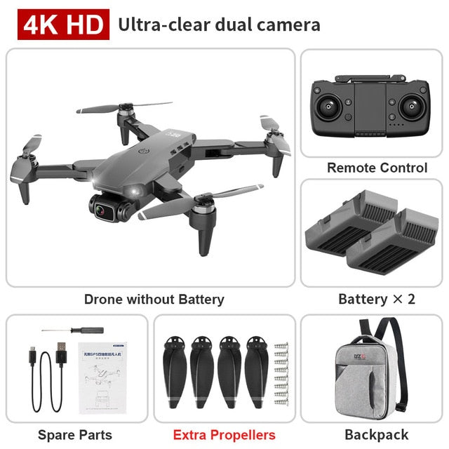 L900 pro 4K HD dual camera with GPS 5G WIFI FPV real-time transmission brushless motor rc distance 1.2km professional drone