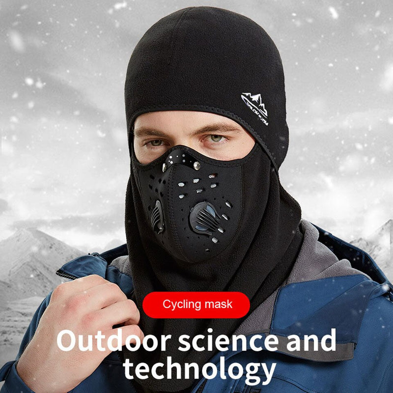 Winter Cycling Mask Thermal Keep Warm Windproof Half Face Sport Mask Balaclava Skiing Running Snownboard Hat Headwear