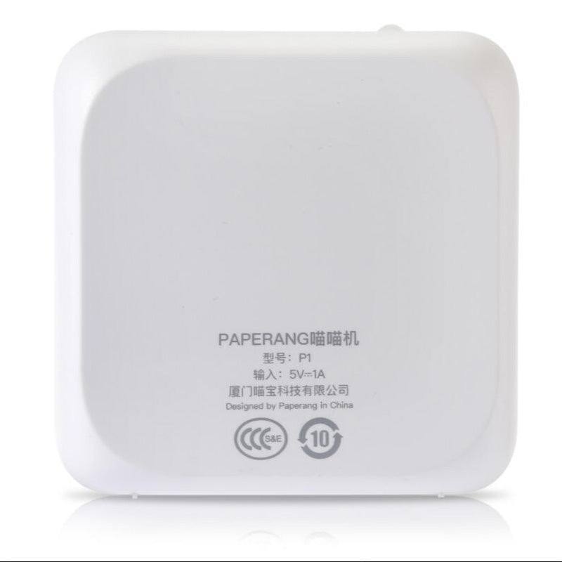 PAPERANG P1 Portable Bluetooth 4.0 Printer Thermal Photo Printer Phone Wireless Connection Printer 1000mAh Lithium-ion Batter