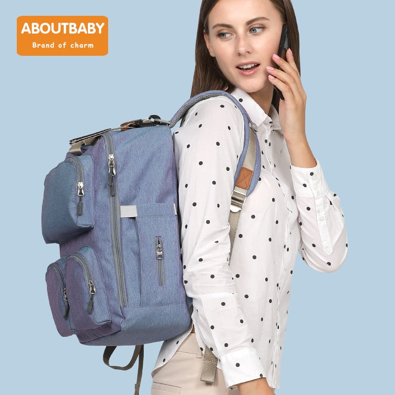 Nappy Bag Large Capacity Baby Diaper Bag Travel Backpack Waterproof knapsack