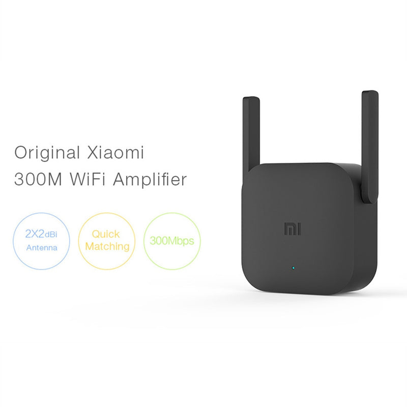 Original Xiaomi Pro 300M WiFi Amplifier WiFi Repeater 2.4G Wifi Signal Extender Roteador Wifi Extender Amplificador APP Control