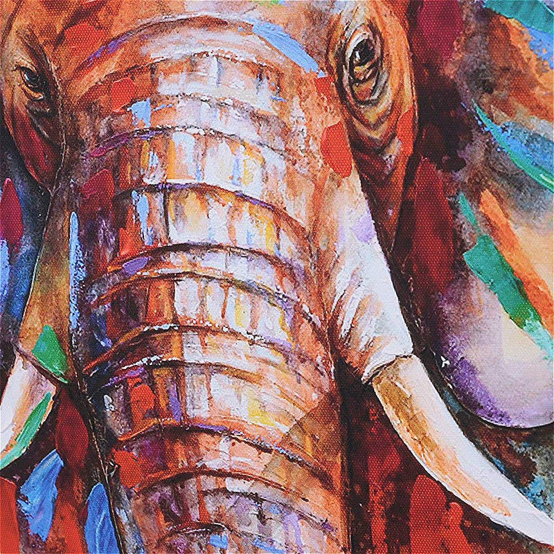 Elephant Head Canvas Painting Animal Wall Art Pictures for Living Room Bedroom Office Modern Poster Decor Artwork