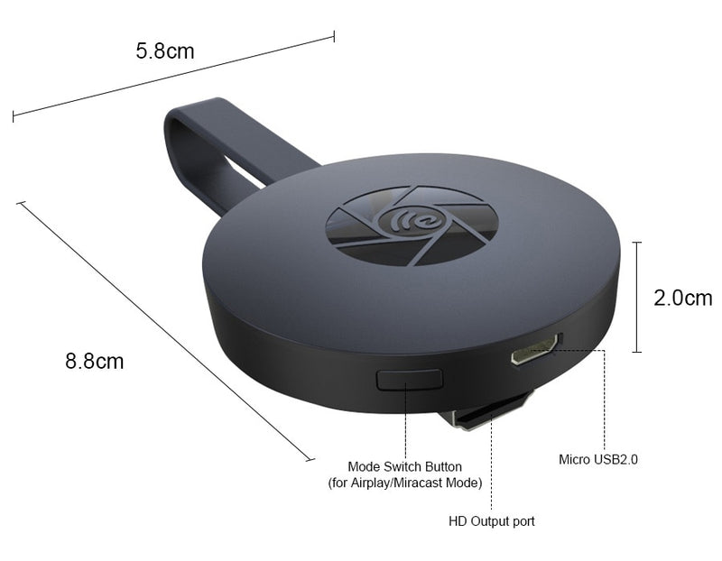 G2 Wireless AIR Play Wifi display hdmi dongle mirascreen TV stick mirroring Receiver Support IOS Android miracast For Iphone