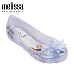 Mini MELISSA MEL ULTRAGIRL + Big Girl Jelly Sandals Bow Flowers Kids Sandals Children Beach Shoes Non-slip Toddler Shoes