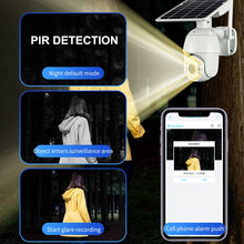 Load image into Gallery viewer, 🔥 Brand 4G SIM Card WIFI Solar Battery PTZ Camera 1080P Outdoor Waterproof  PIR Alarm Motion Detection P2P CCTV Camera
