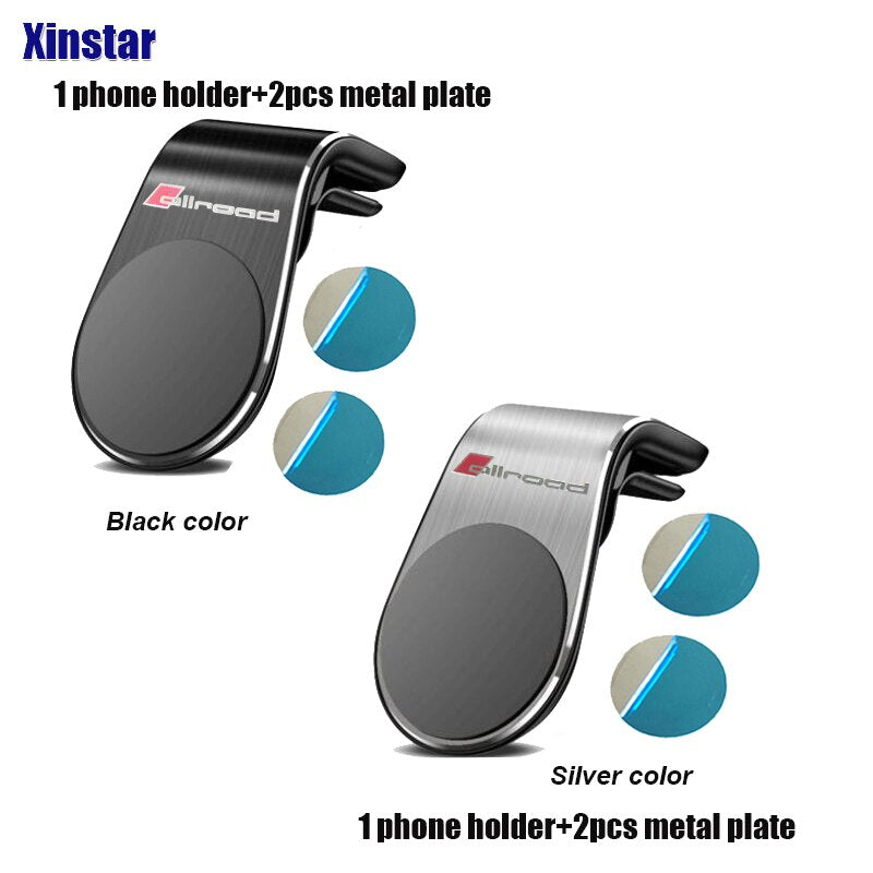 Car Phone Holder Allroad Sticker For Audi Sline Quattro A3 A4 A5 A6 A7 A8 TT Q3 Q5 Q7 A1 B5 B6 B7 B8 B9 8P 8V 8L C6 C5 C7 4F