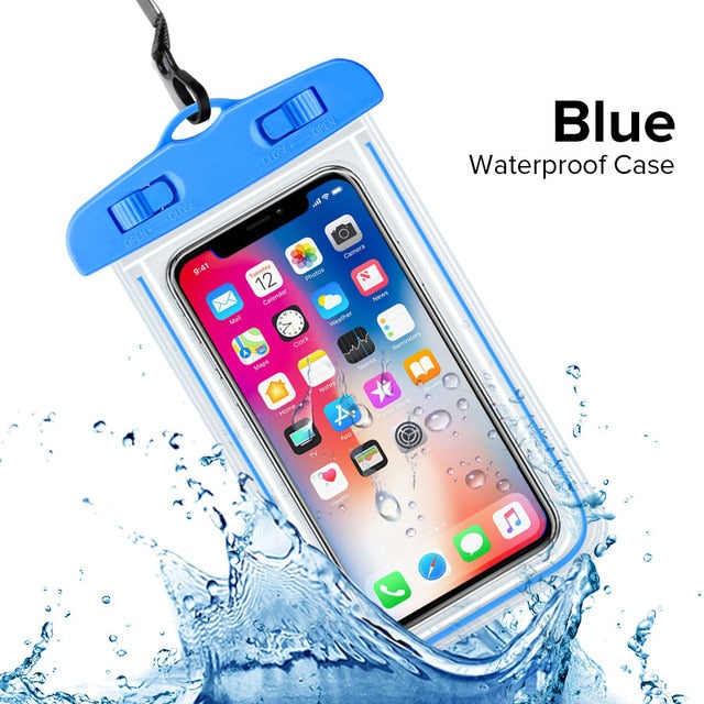 INIU IP68 Universal Waterproof Phone Case Water Proof Bag Mobile Phone Pouch PV Cover For iPhone 12 11 Pro Max Xs Xiaomi Samsung